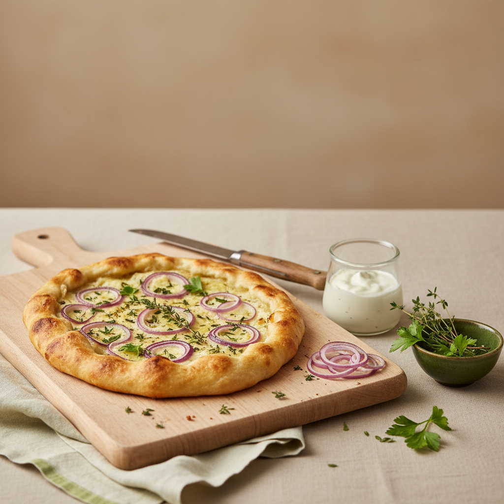 Was kann man statt Schmand auf den Flammkuchen machen? Genialer Ersatz für tollen Geschmack