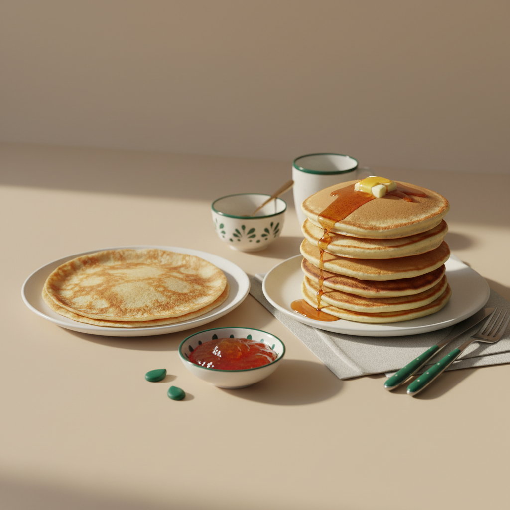 Wo ist der Unterschied zwischen Pfannkuchen und Pancakes? – Überraschend einfach & ultimativ erklärt