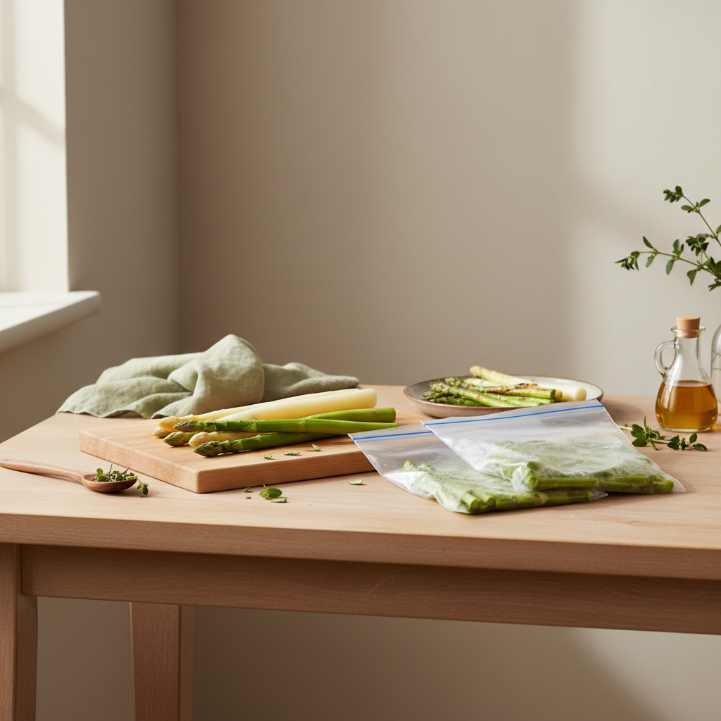 Wie friert man Spargel ein, gekocht oder roh? – Überraschend genial & praktisch