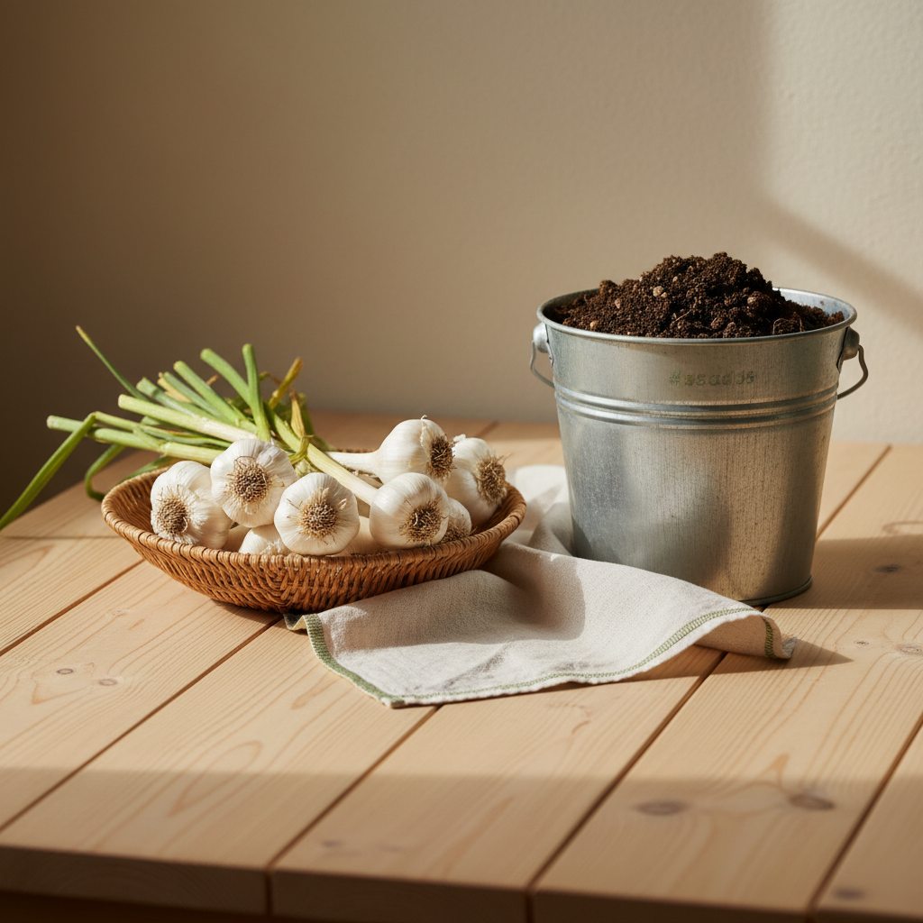 Wie viele Knoblauchzehen kann ich in einem 5-Gallonen-Eimer pflanzen? Überraschend genial