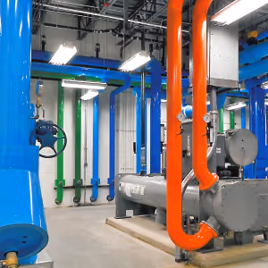 HVAC construction for commercial facility