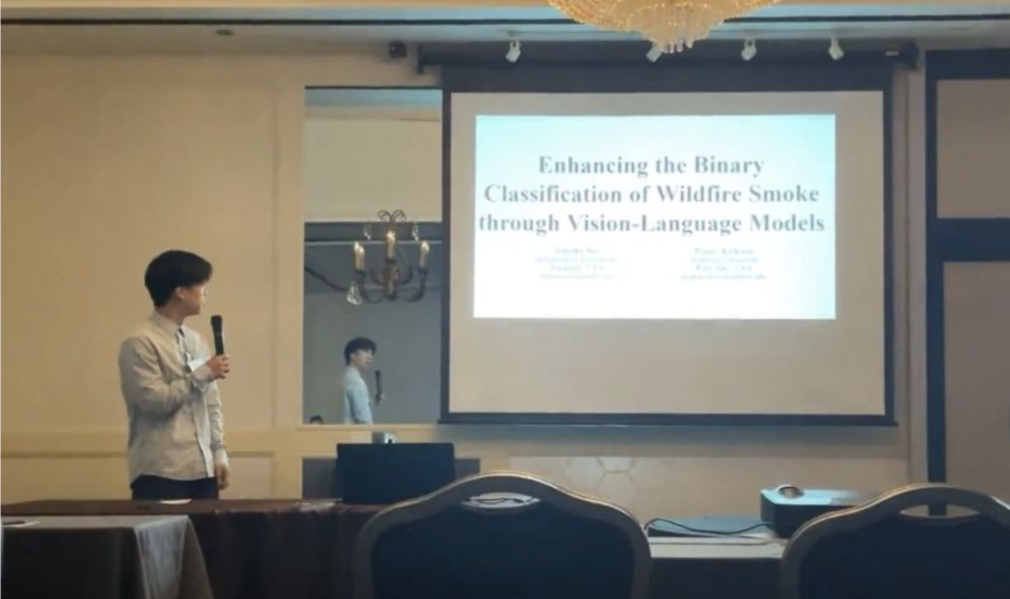 Student Presenting