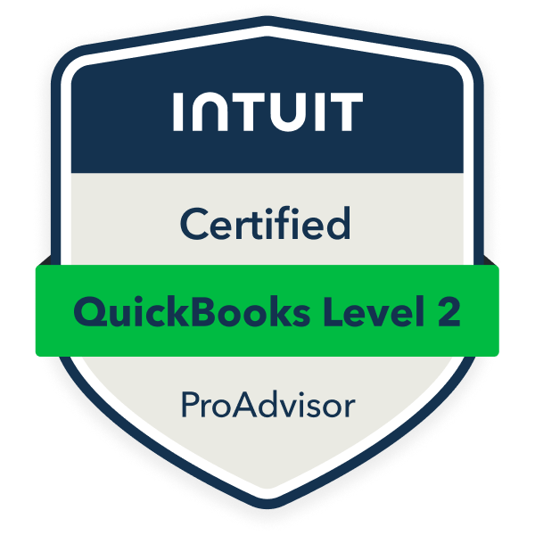 Quickbooks Level 2 ProAdvisor Badge