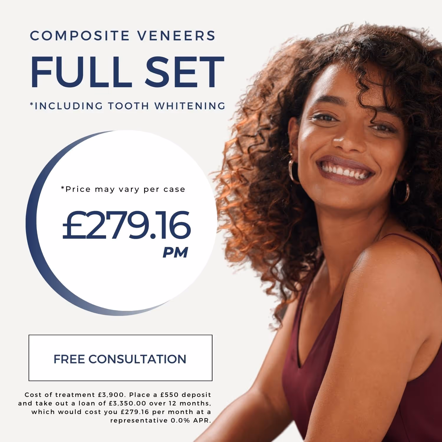 full mouth composite veneers offer
