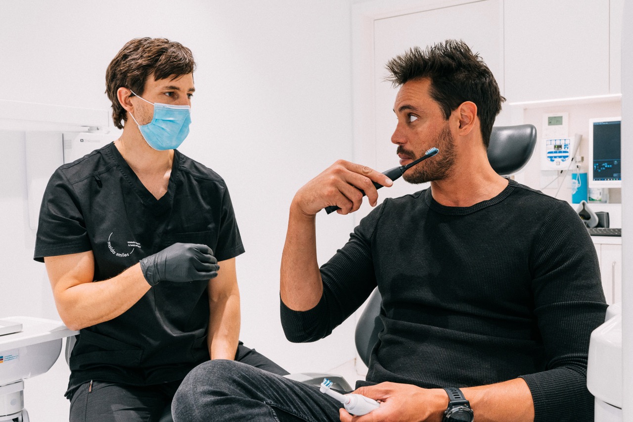 Dental implant treatment slide at Maida Smiles dental clinic, Maida Vale, London