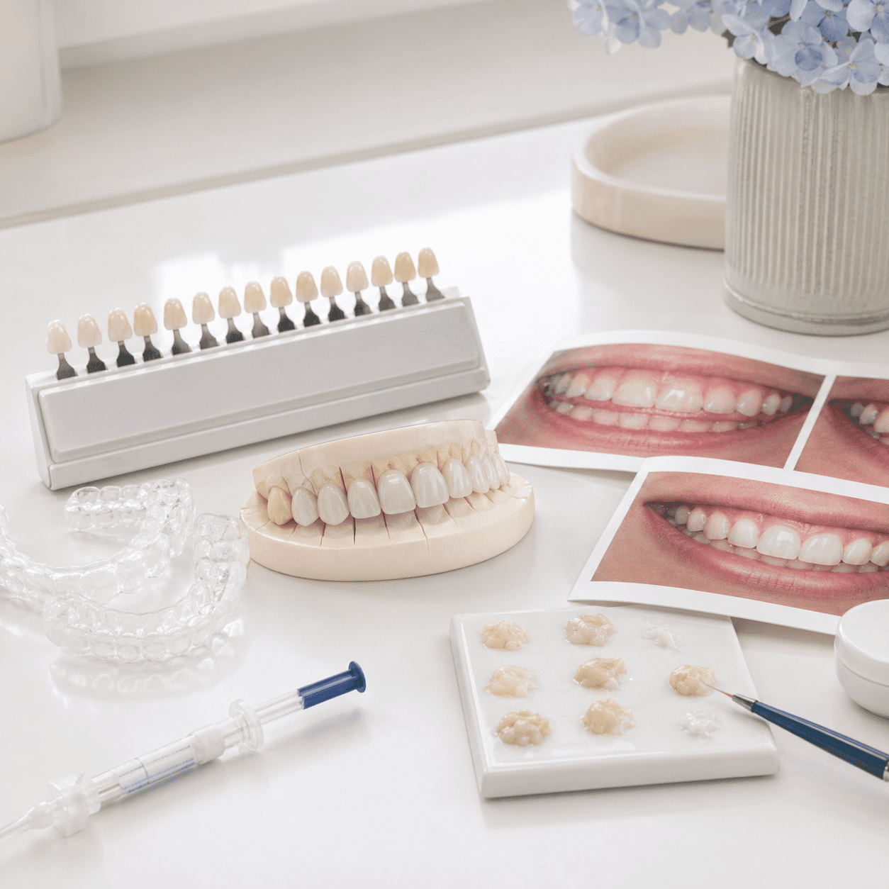 gummy smile treatment London - Where whitening, bonding and orthodontics fit in a natural smile makeover London plan