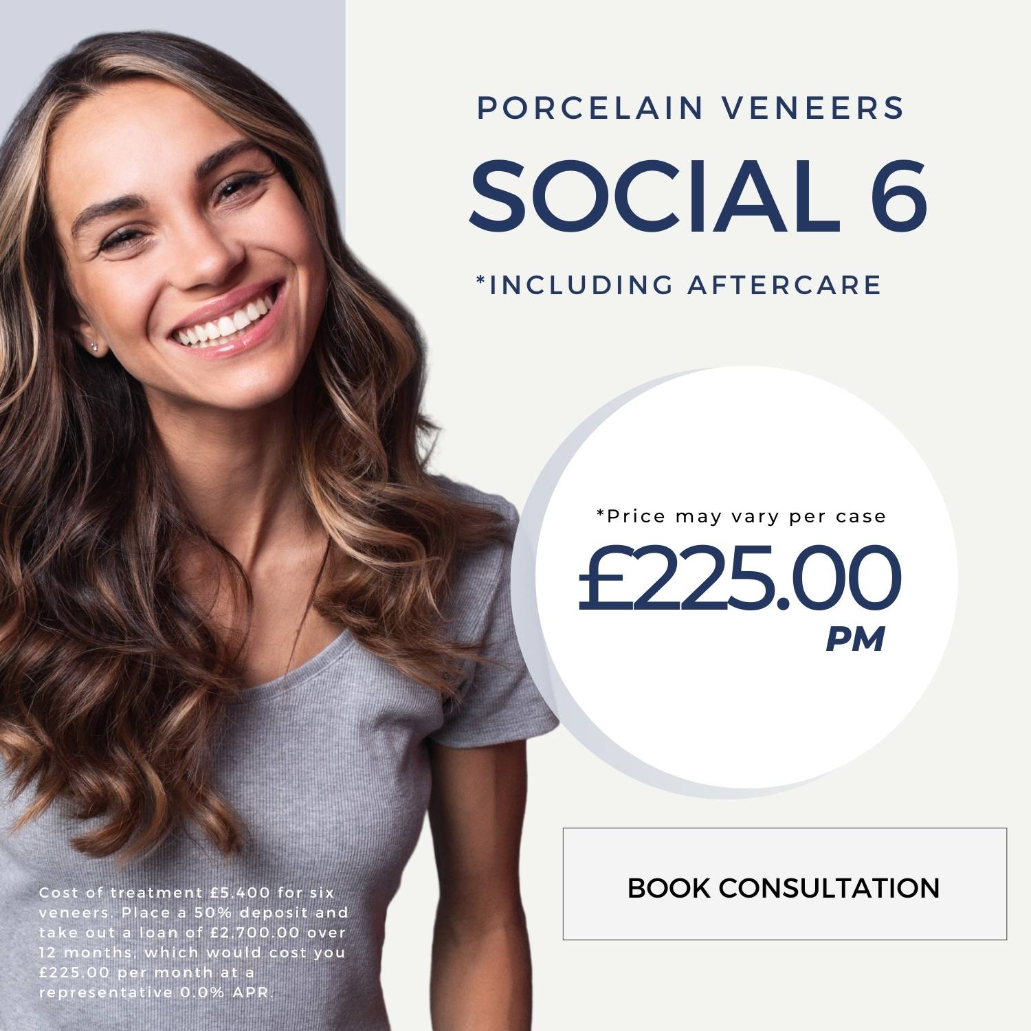 porcelain veneer social six offer