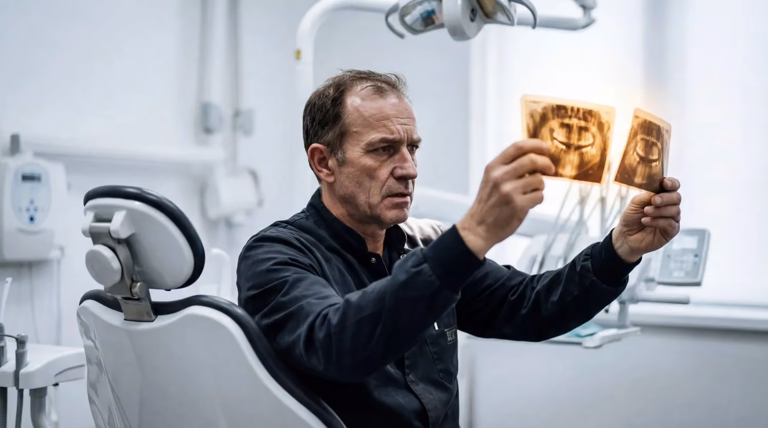 Dental implant treatment slide at Maida Smiles dental clinic, Maida Vale, London