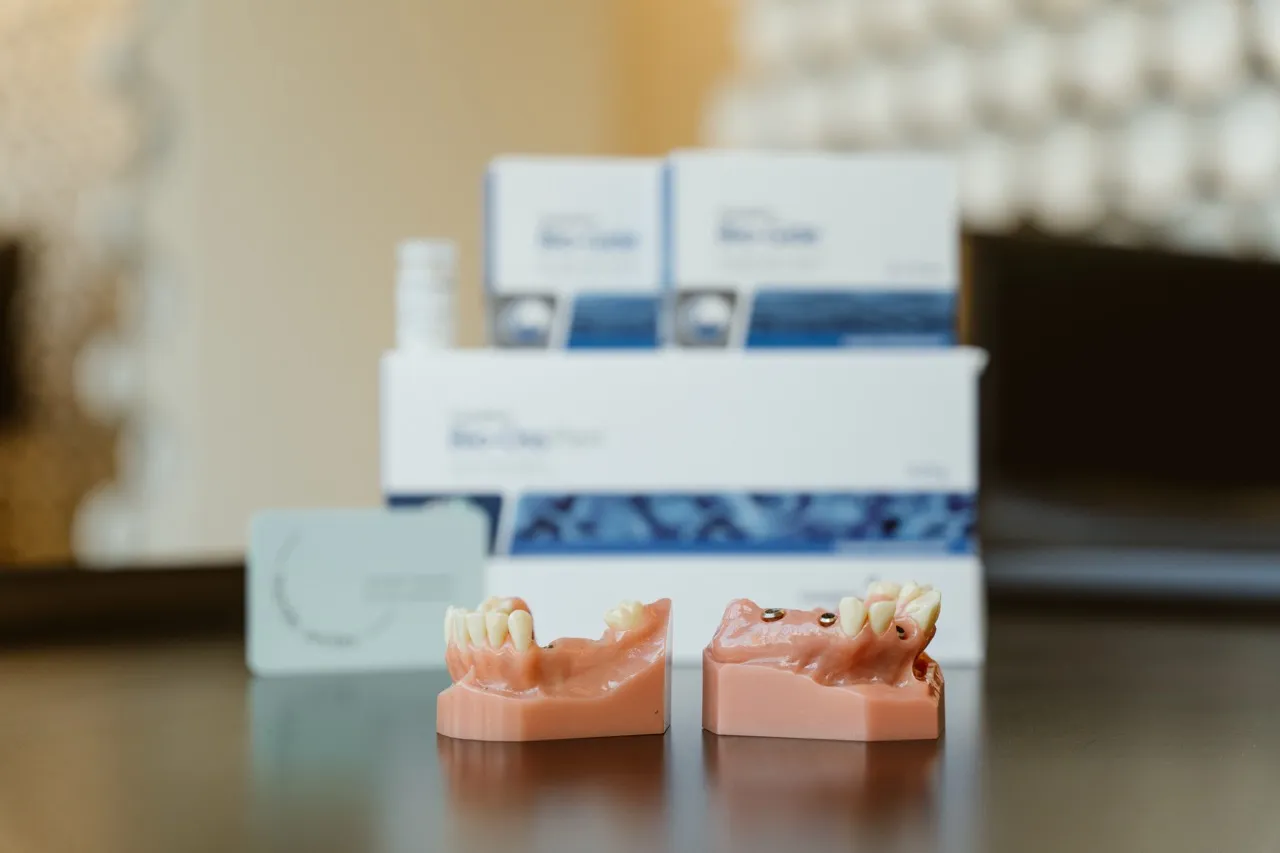 Dental implant treatment slide at Maida Smiles dental clinic, Maida Vale, London