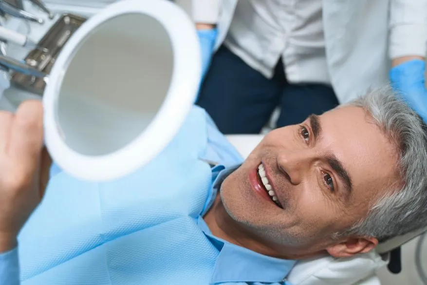 Dental implant treatment slide at Maida Smiles dental clinic, Maida Vale, London