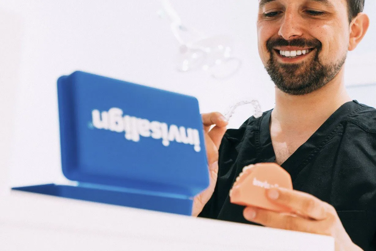 Cover image for the blog post "Invisalign pros and cons" — Maida Smiles dental clinic, Maida Vale, London