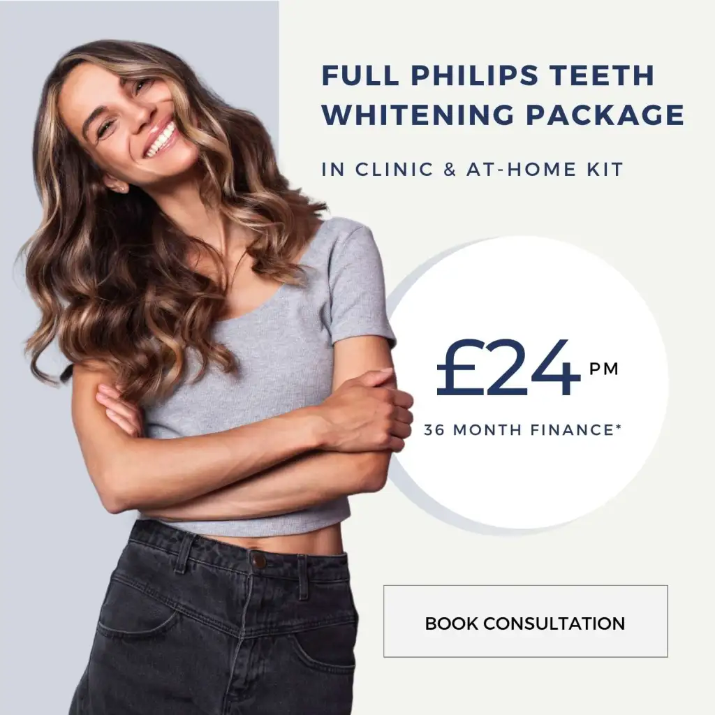 Philips Zoom whitening cost at Maida Smiles dental clinic, Maida Vale, London
