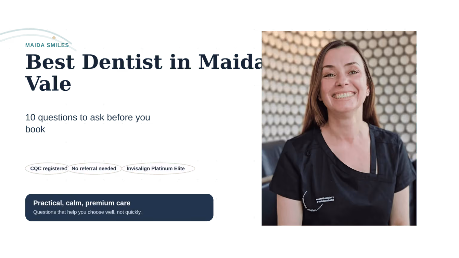 Imagen de portada del artículo «El mejor dentista en Maida Vale: 10 preguntas antes de reservar» — clínica dental Maida Smiles, Maida Vale, Londres