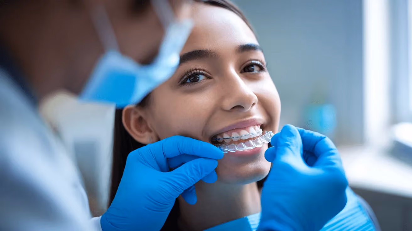 Capa do artigo «As Suas Perguntas sobre Invisalign Respondidas: Desde Attachments a Alinhadores e Tudo o que Fica pelo Meio» — Maida Smiles, Londres