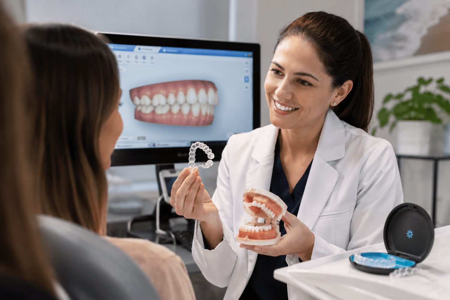 Imagen de portada del artículo «Mitos sobre Invisalign explicados por nuestros dentistas» — clínica dental Maida Smiles, Maida Vale, Londres
