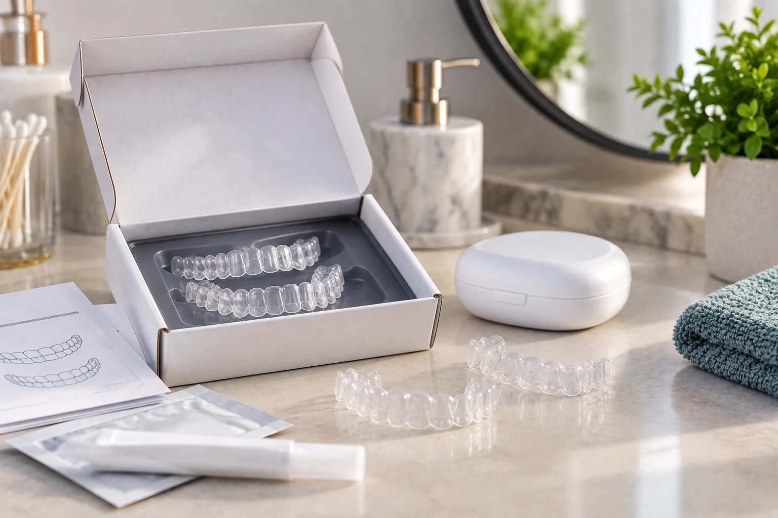 Imagem de capa do artigo «A verdade sobre os kits de alinhamento dentário faça-você-mesmo (e porque são arriscados)» — clínica dentária Maida Smiles, Maida Vale, Londres