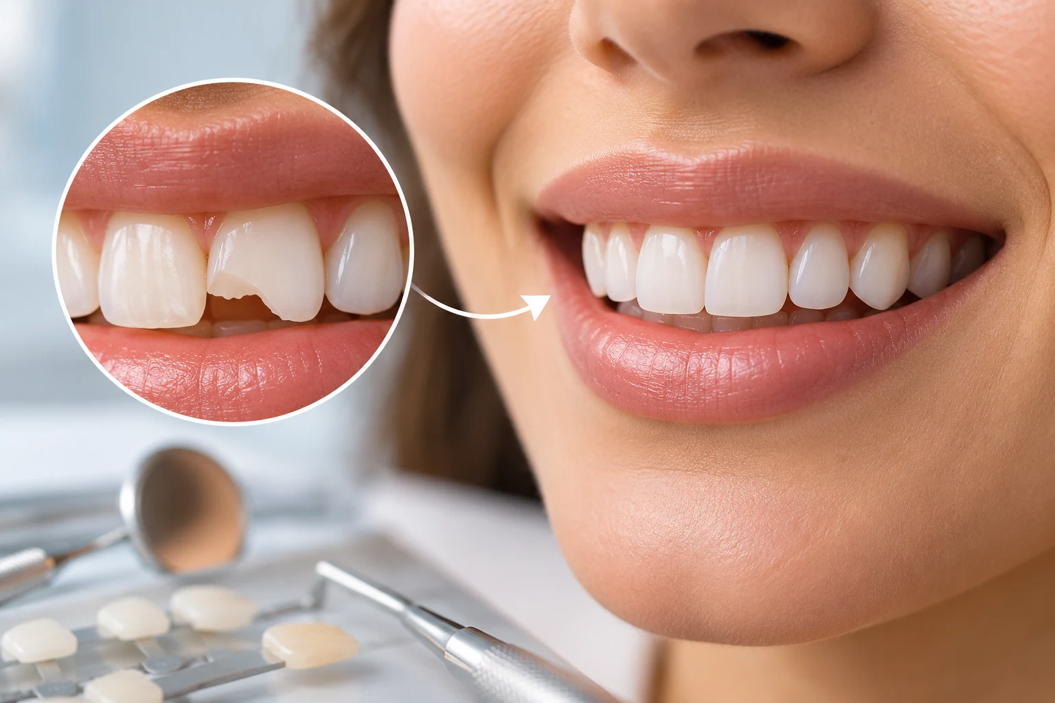 How to Fix Chipped Teeth Without Any Drilling