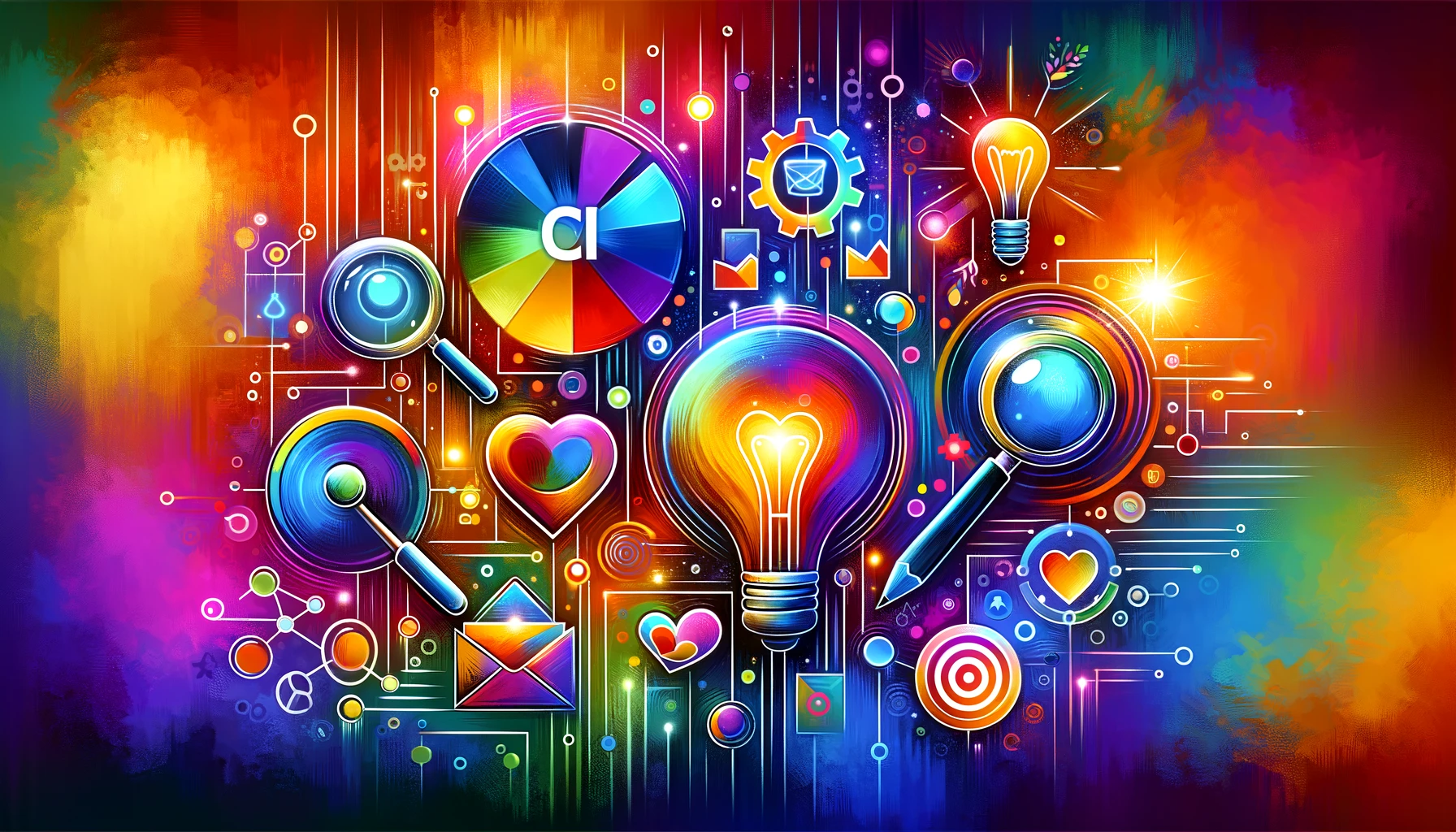 Visual Interpretation of the 7 Key AI Marketing Strategies for SMBs