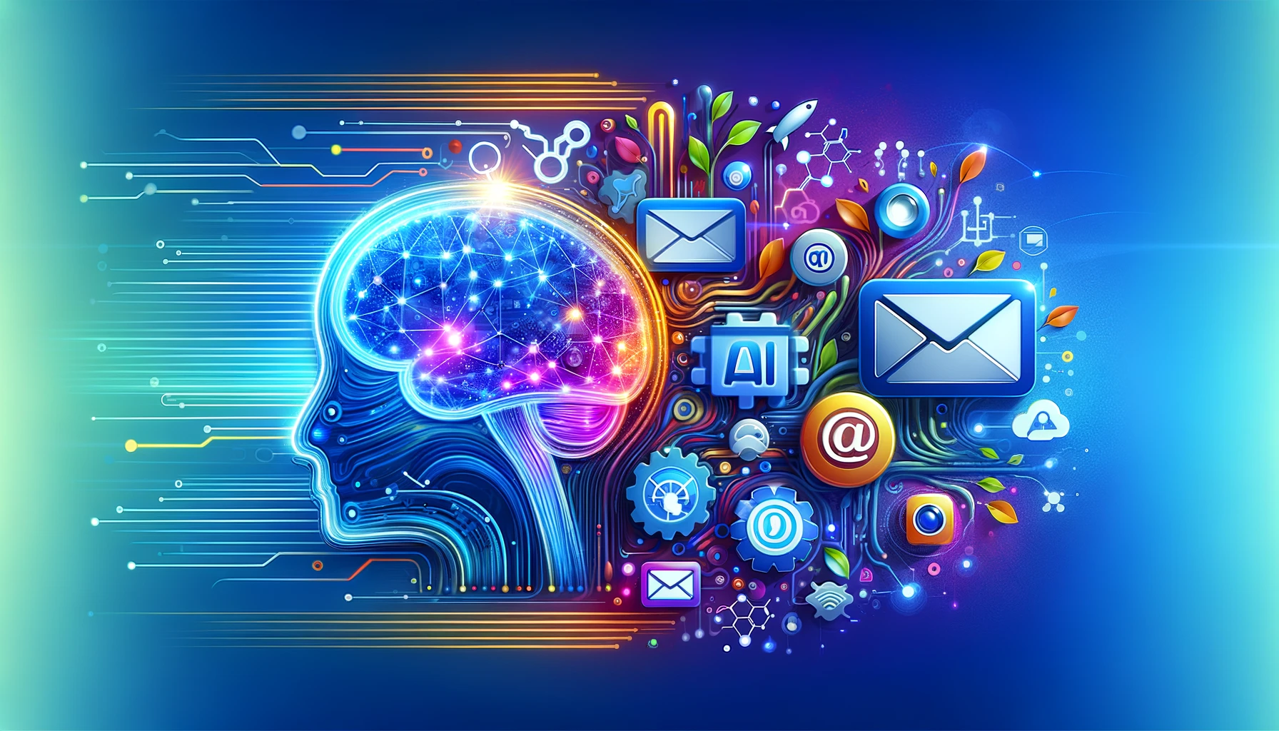 Visual Representation of the Impact of AI on Email Marketing: 7 Key Advantages