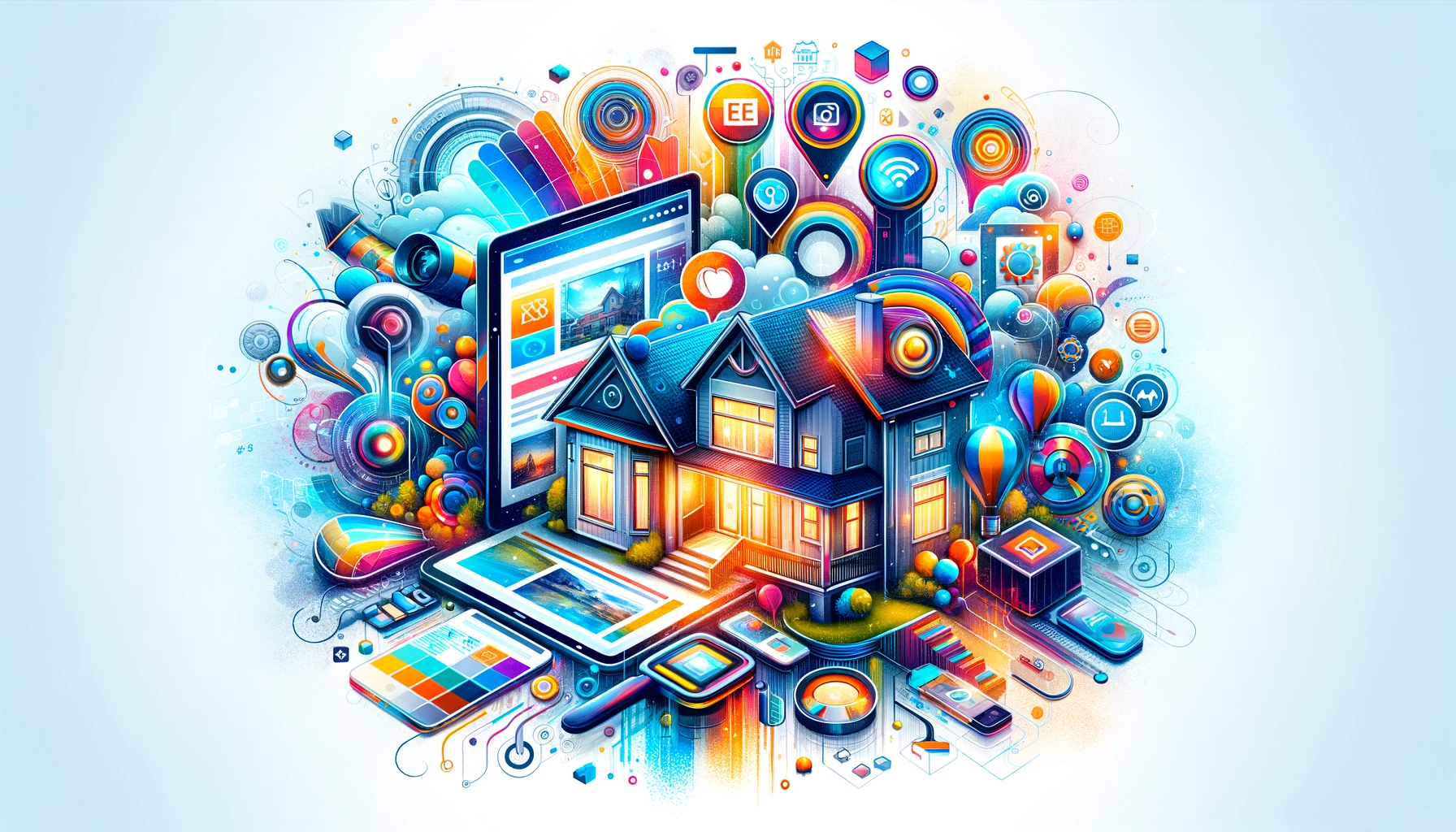 Visual Interpretation of the 7 Best Real Estate Website Design Tips