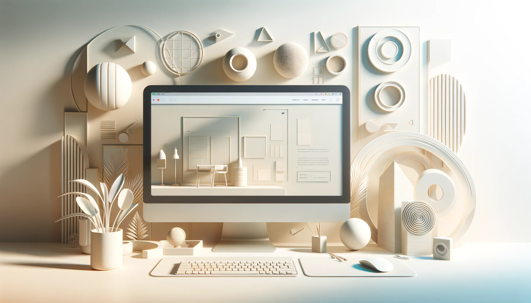 Visual Interpretation of 'How to Design a Modern Minimal Website: 5 Tips