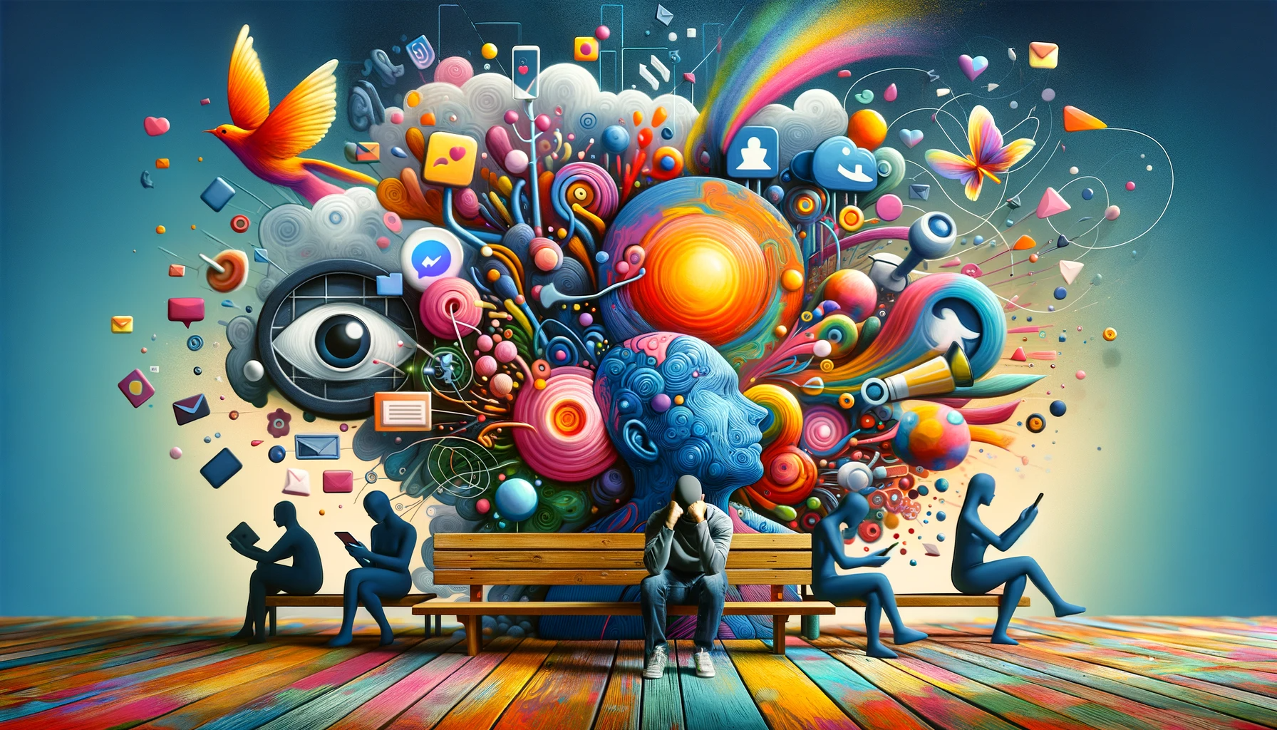 Visual Exploration of Social Media's Impact on Mental Health and Attention