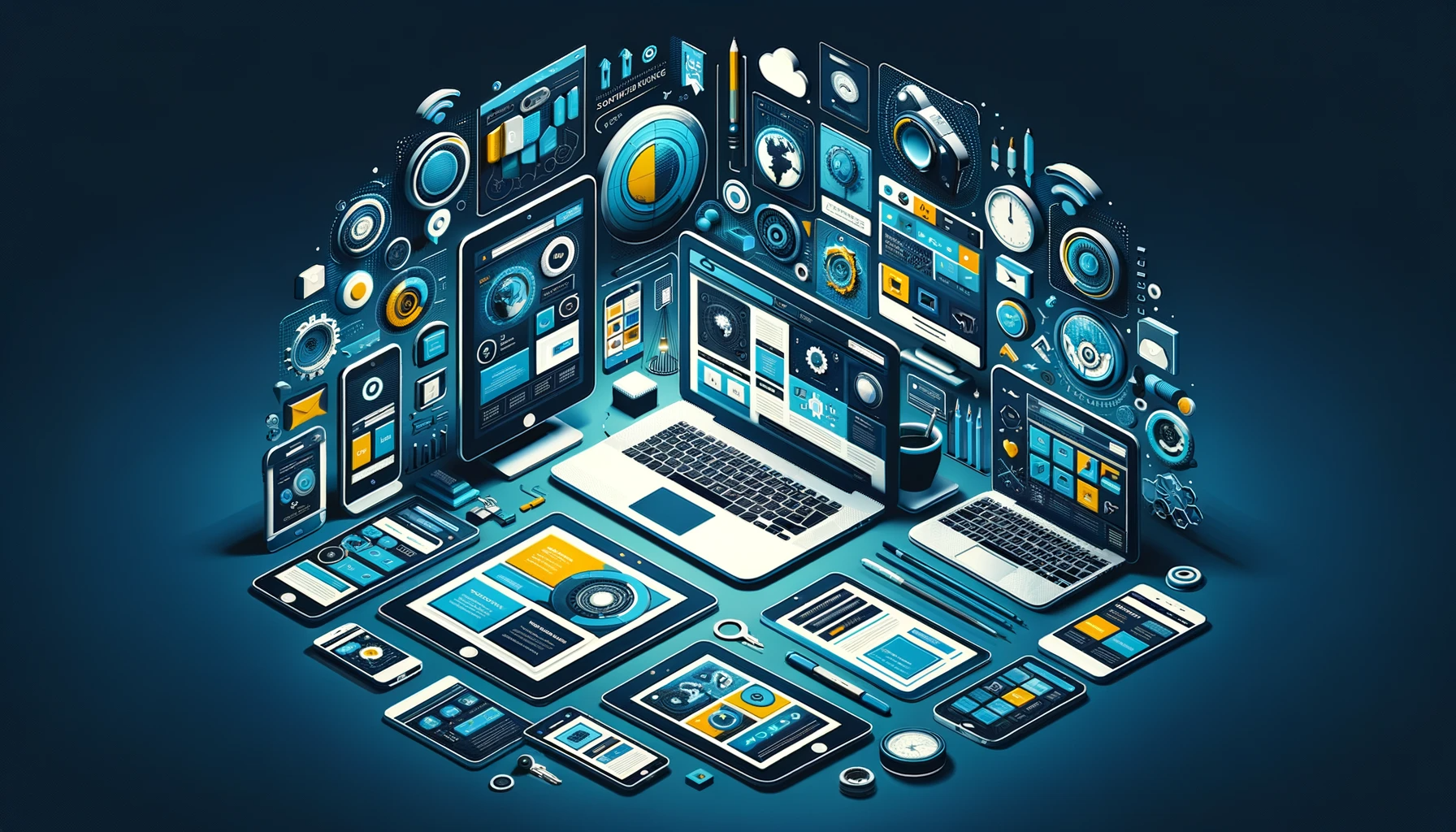 Visualizing Success in Corporate Website Design: A Creative Interpretation
