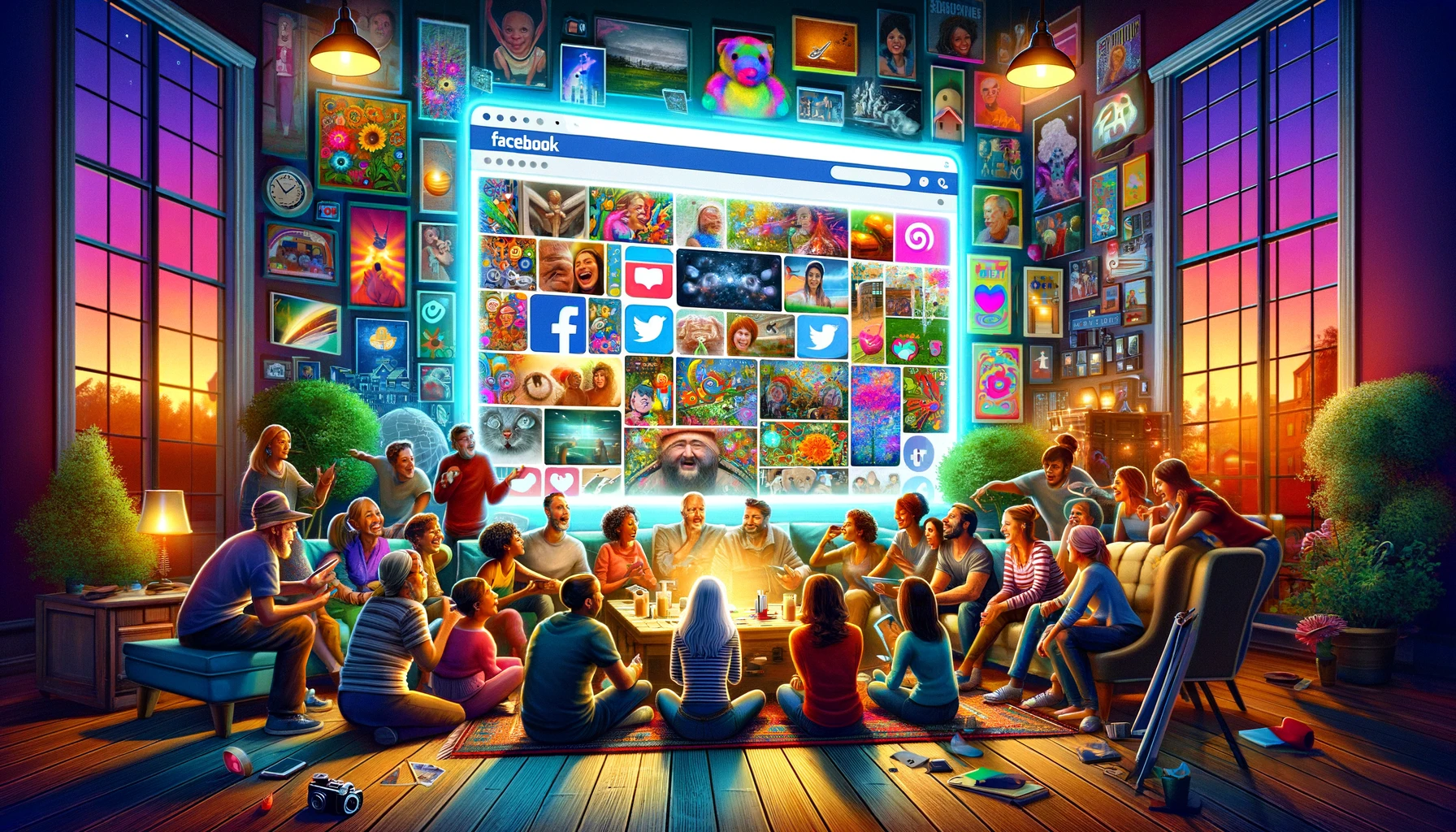 Visualizing the Art of Crafting Engaging Posts for Facebook