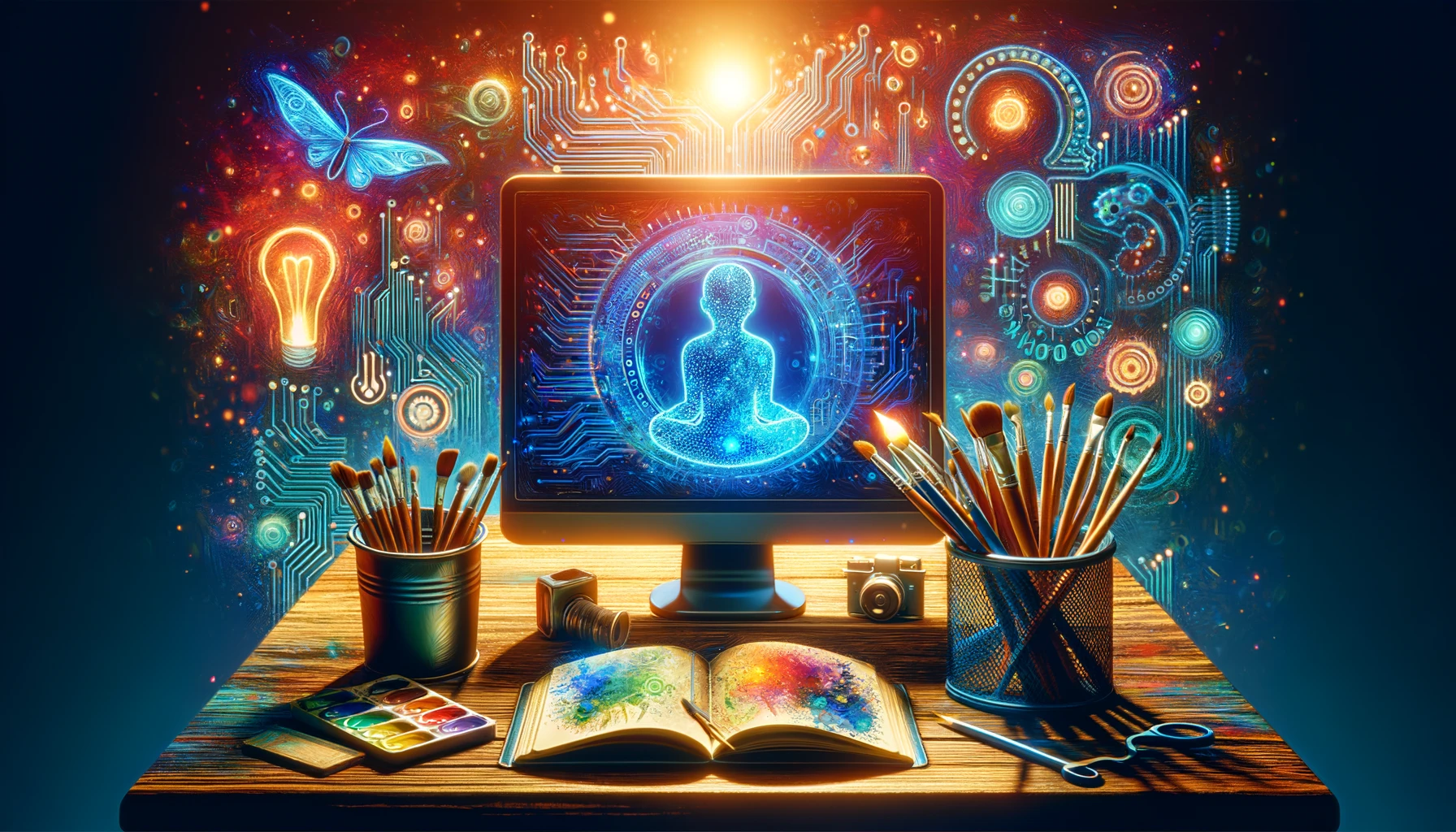 Visualizing the Future of Content Creation: The Intersection of AI and Human Ingenuity in Blog Writing for 2024
