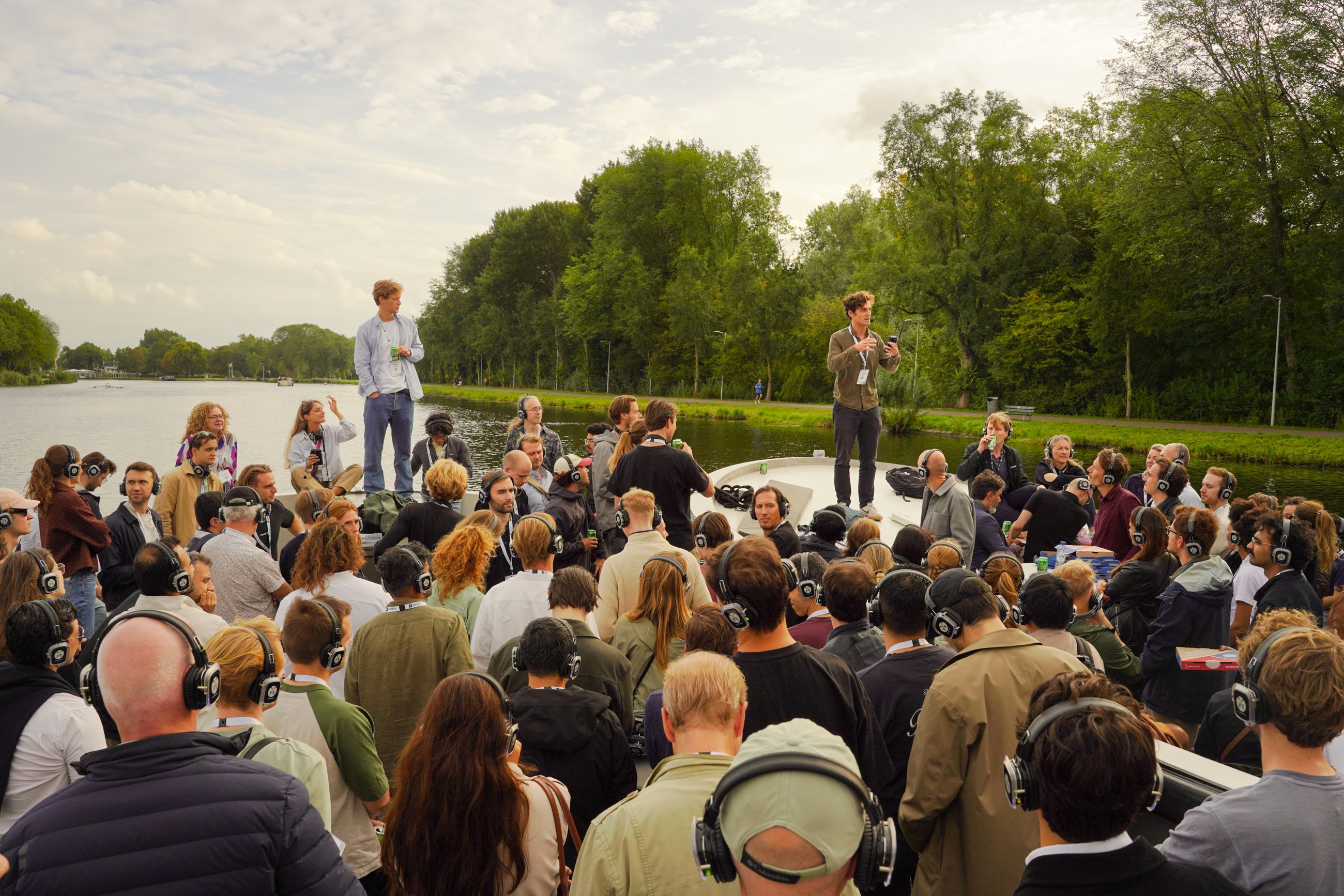 AI Foundry Floating Tech Talk on a boat in Amsterdam
