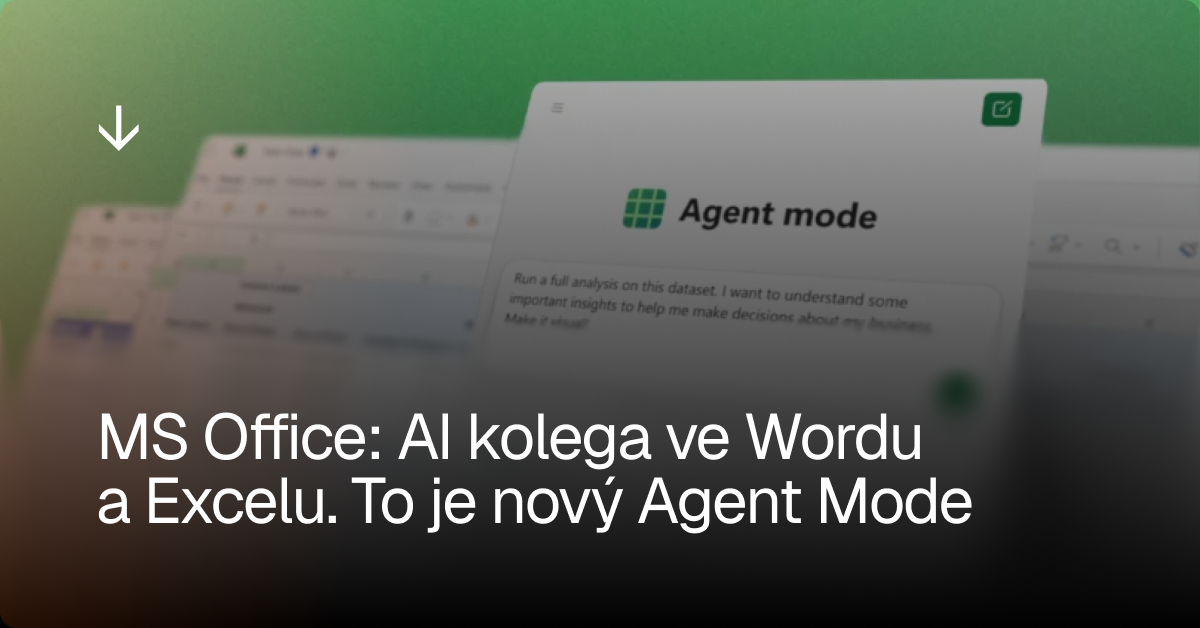 MS Office: AI kolega ve Wordu a Excelu. To je nový Agent Mode