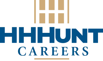 HHHunt Careers Logo - Blue and Gold
