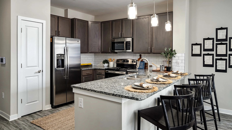Interior modern kitchen