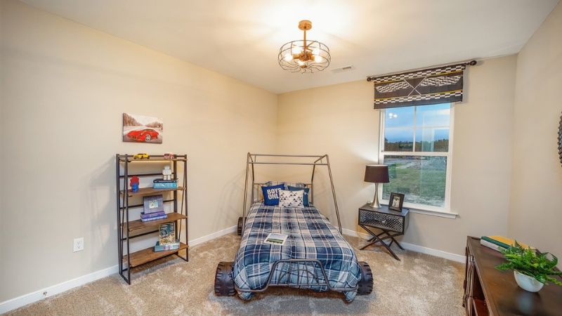 Modern children's bedroom.