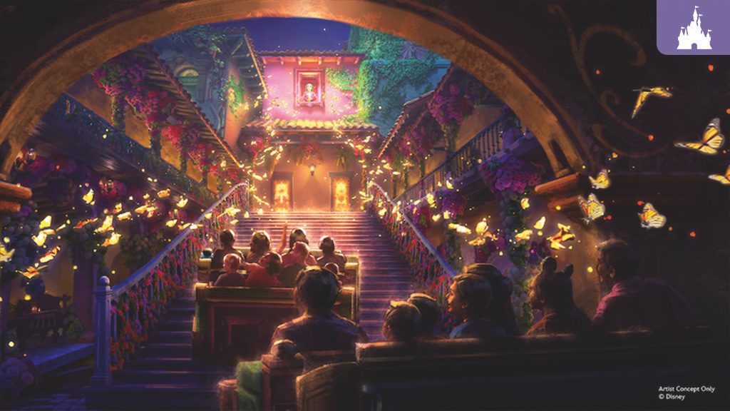 Concept art of Antonio's Fiesta de Encanto at Disney's Animal Kingdom