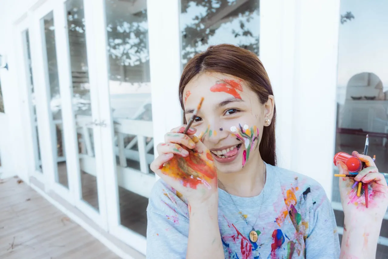 Face painting for Together Under One Roof event, a free, family friendly home show event in Mandeville, LA