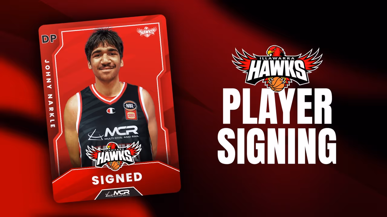 ILLAWARRA HAWKS WELCOME JOHNY NARKLE AS DEVELOPMENT PLAYER FOR NBL26