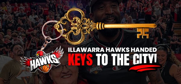 The Illawarra Hawks handed keys to the city