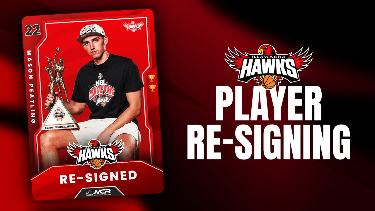 Illawarra Hawks are excited to announce the re-signing of Mason Peatling on two-year deal.