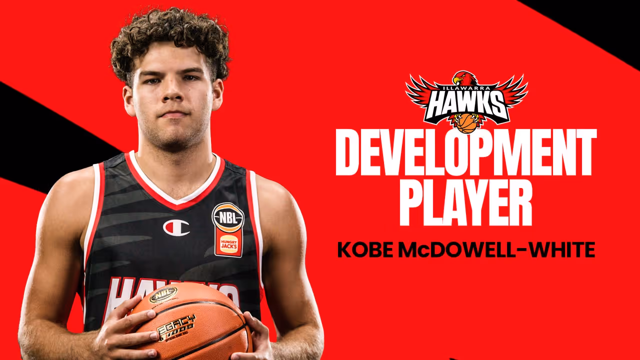 Hawks secure the final development player spot for the NBL25 Season with Kobe McDowell-White