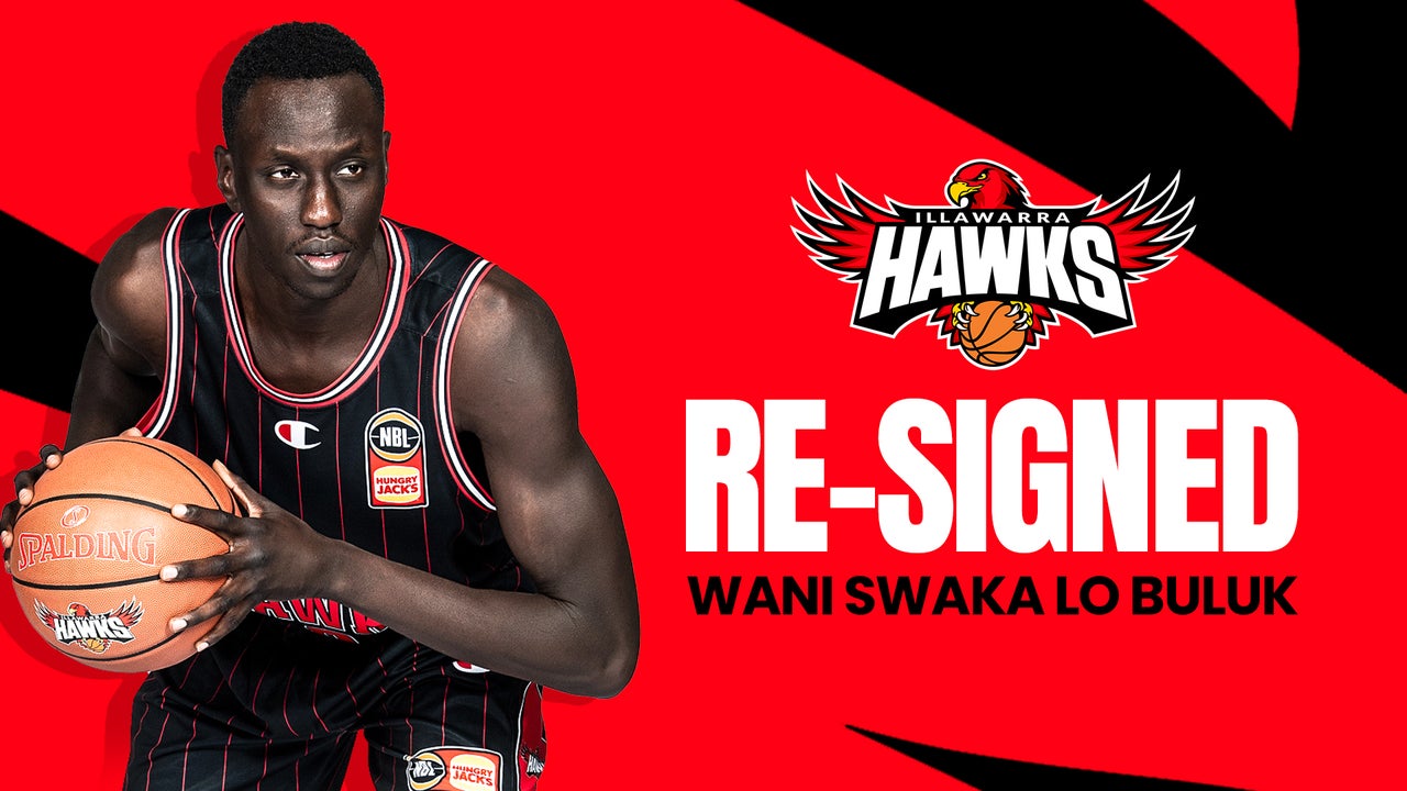 It's Official! Wani Swaka Lo Buluk re-signs with the Illawarra Hawks for NBL25