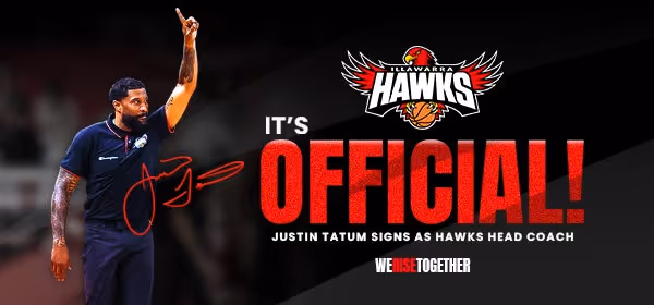 Hawks appoint Justin Tatum as permanent Head Coach