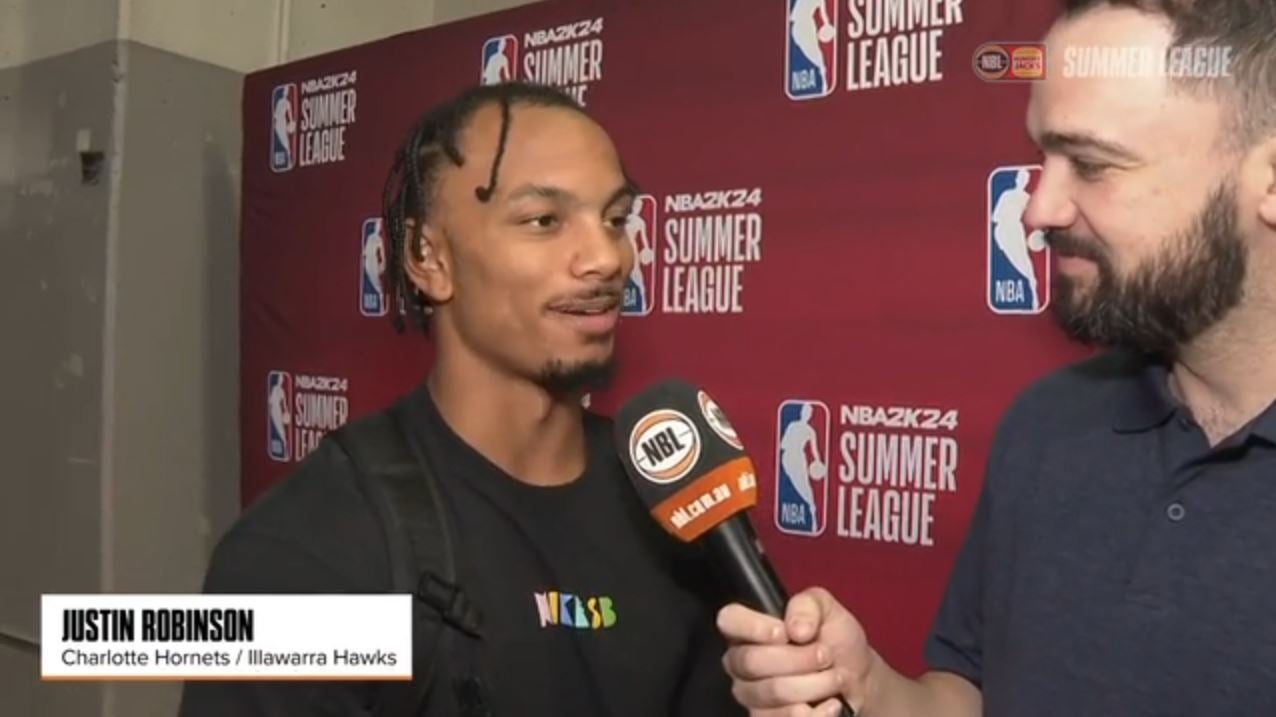 Justin Robinson at NBA Summer League