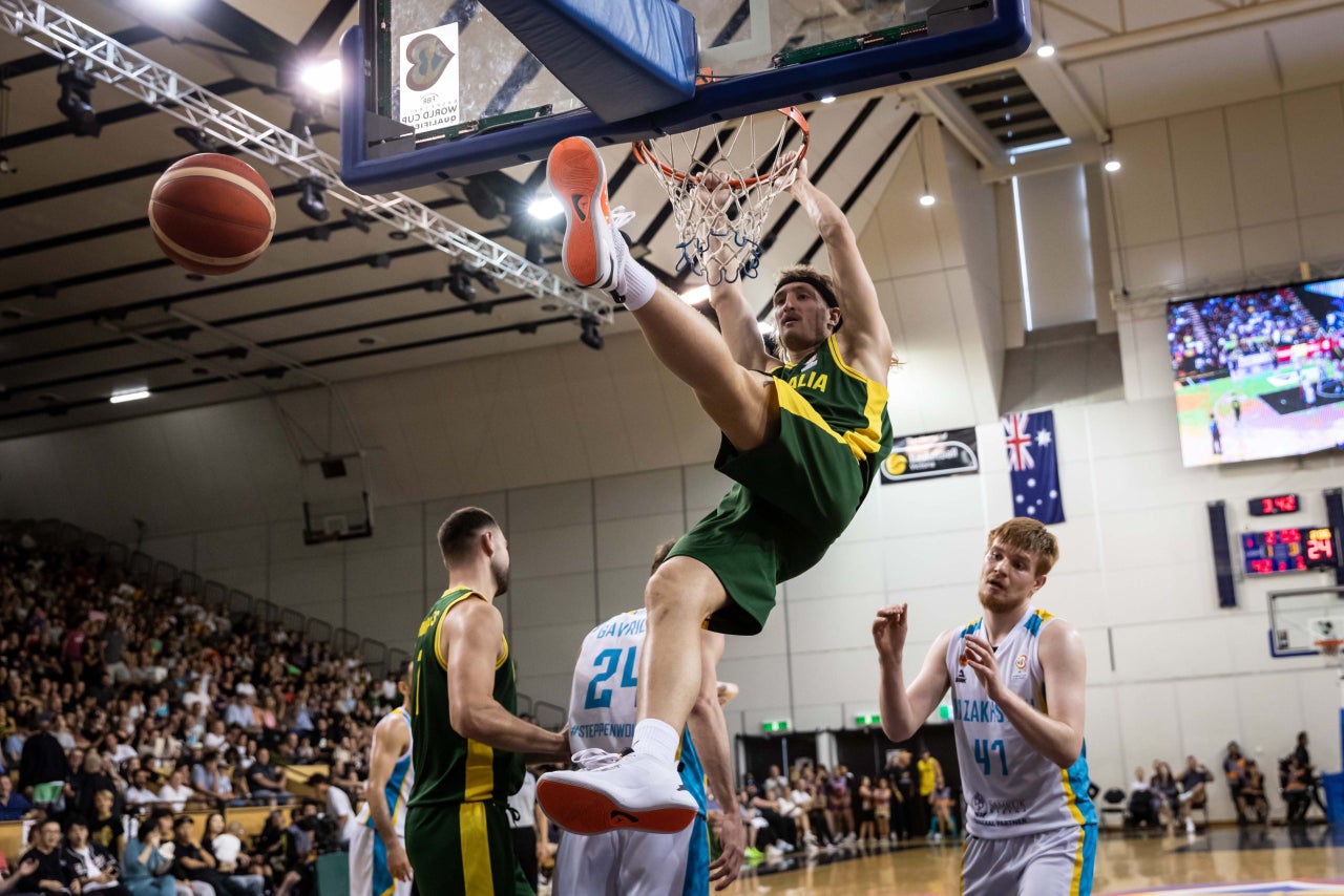 Boomers Complete Qualifiers with Kazakhstan Demolition