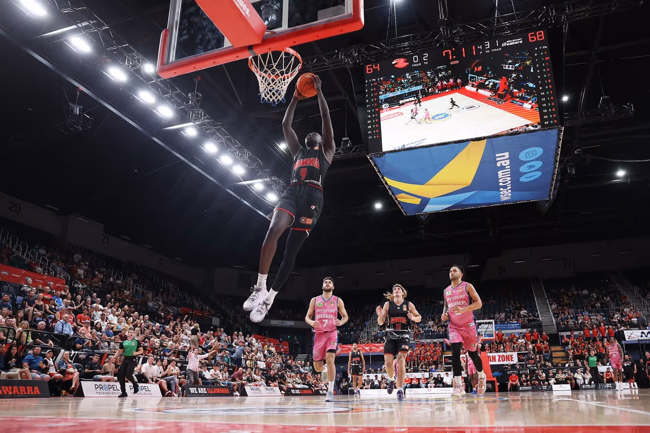 Breakers Overpower Hawks