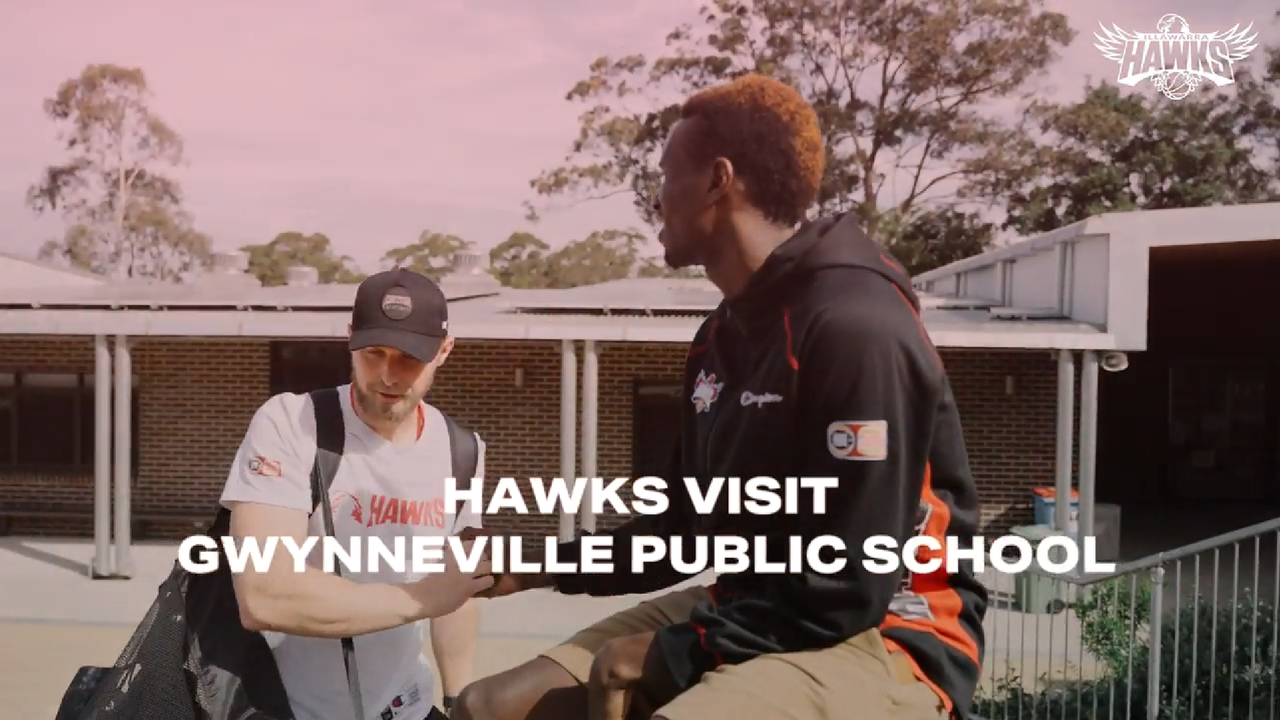 Hawks Visit Gwynneville Public School