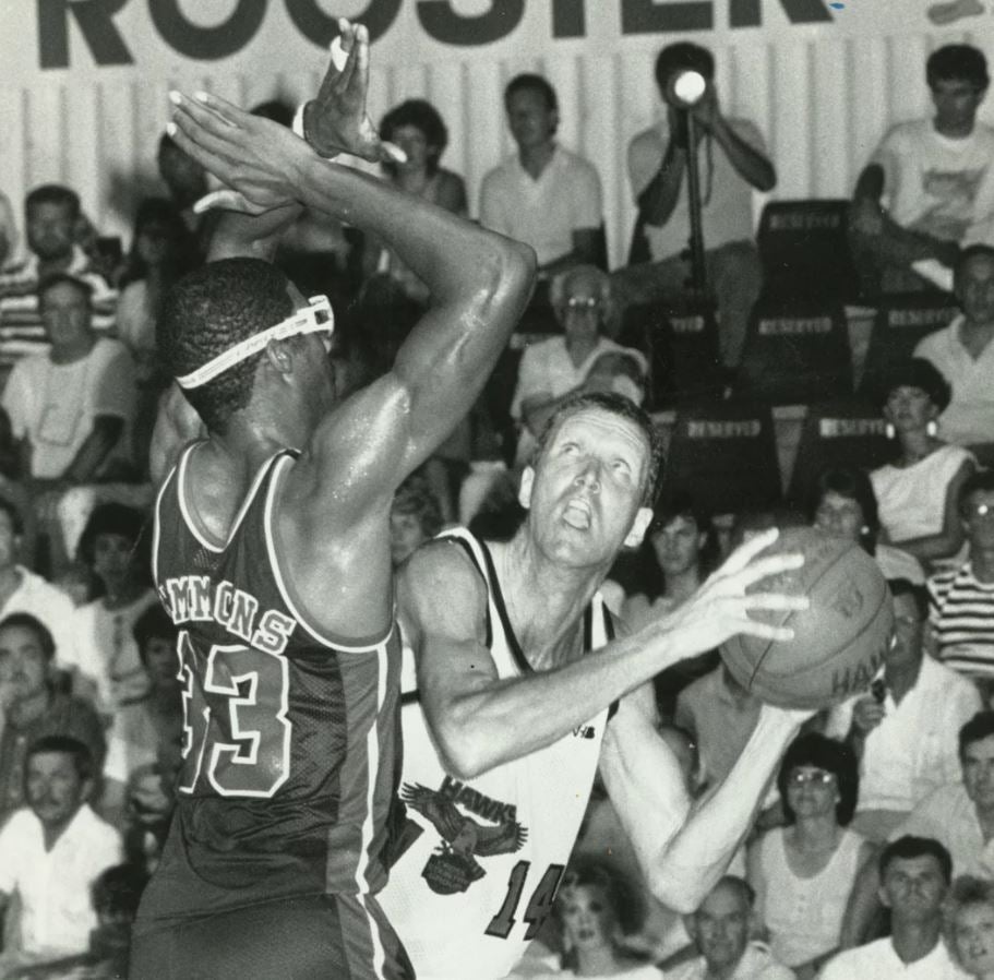 Faces in the crowd: Hawks legend Chuck Harmison