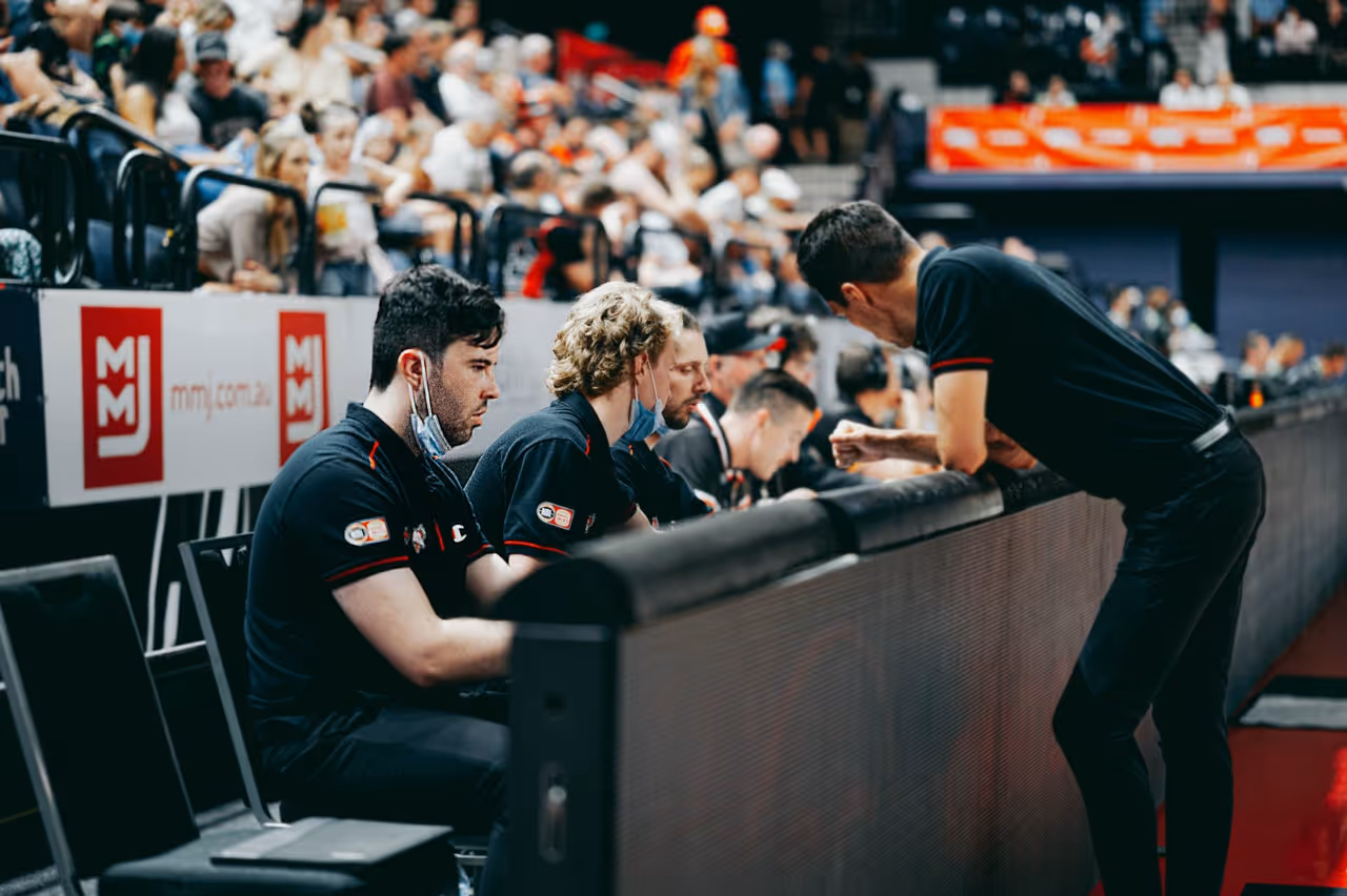 Faces in the crowd: Hawks intern coach Angus Bourke