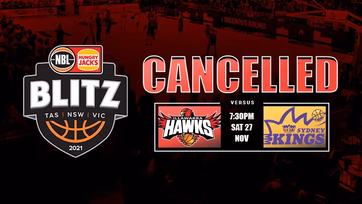 Hawks' NBL Blitz showdown with Kings cancelled due to COVID-19