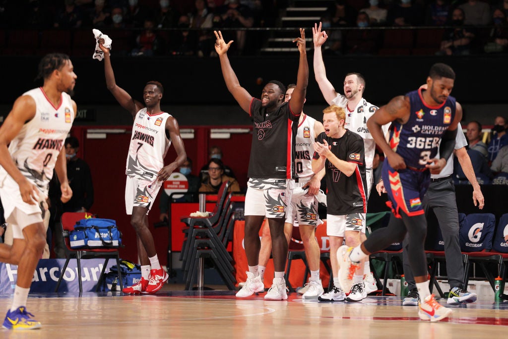 Hawks consolidate playoff spot with important win over 36ers